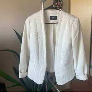 Tailored H&M open front blazer
